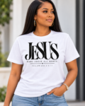 Jesus Name Above All Names Christian T-Shirt, Philippians 2:9 Bible Verse Tee