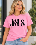 Jesus Name Above All Names Christian T-Shirt, Philippians 2:9 Bible Verse Tee