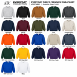 Child of God Christian Crewneck Sweatshirt, Fingerprint Bible Verse